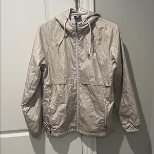 Nike Men's Beige Windbreaker Jacket